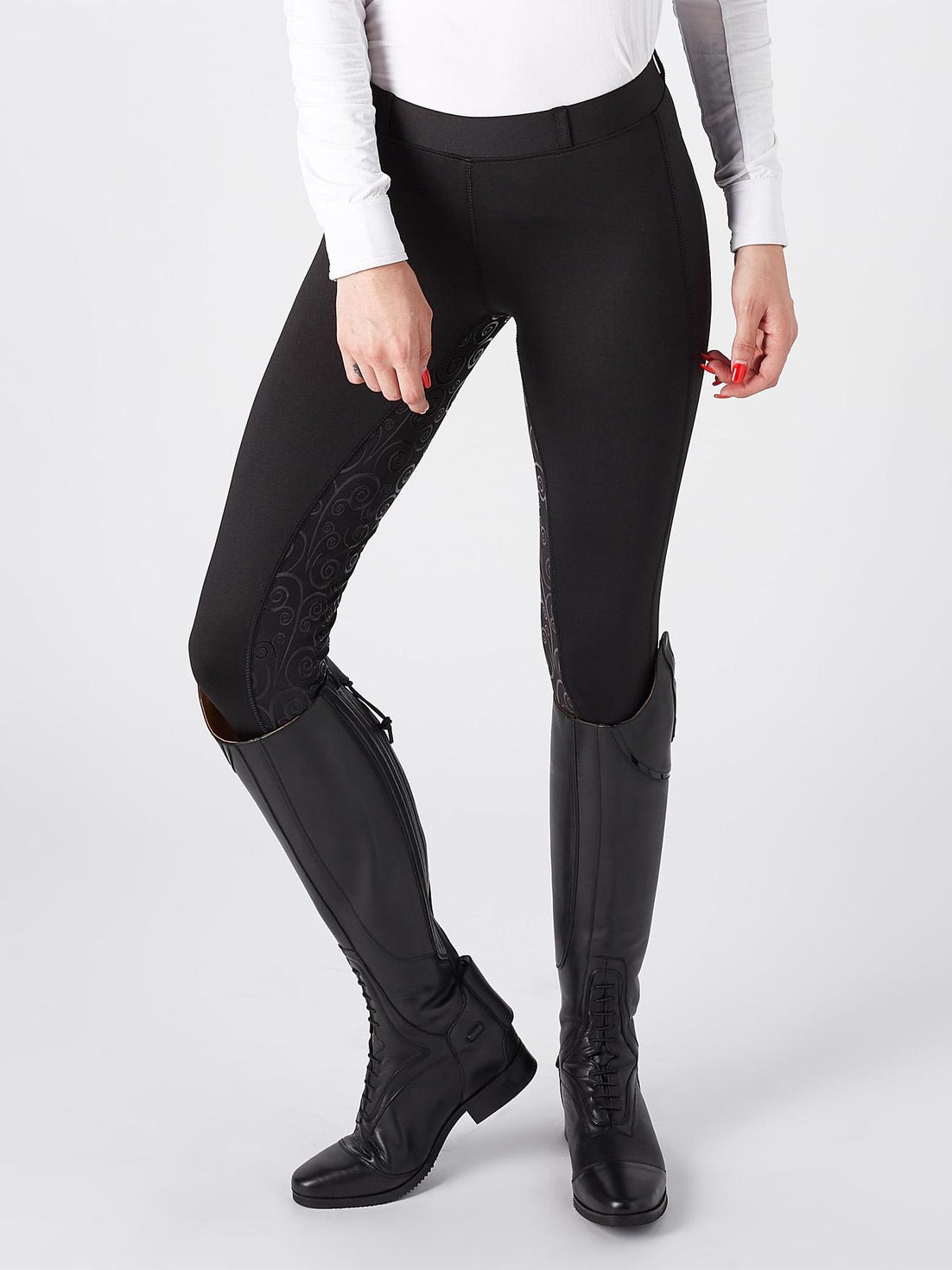 Royal Highness Ladies’ Full Seat Silicone Gel Tights | Riding Warehouse