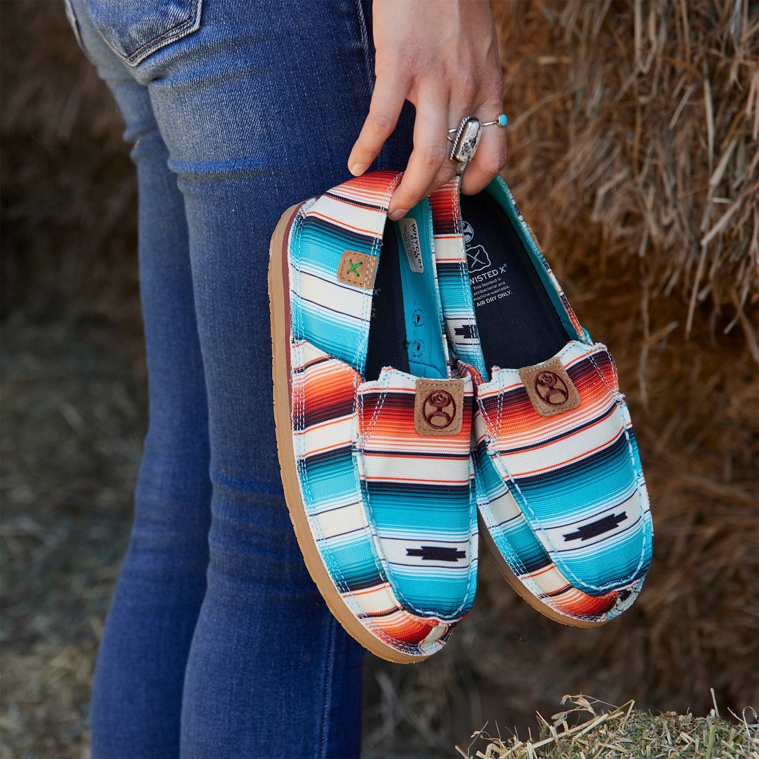 Twisted X Women's Hooey Slip On Sunset Serape Riding Warehouse