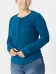 Ariat Women's R.E.A.L. Lace Shoulder Henley Knit Shirt