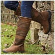 Dublin River III Women's Tall Boots-Chocolate