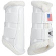 DSB White Patent Glossy USA Flag Dressage Sport Boots
