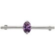 Equetech Deluxe Amethyst Stock Tie Pin