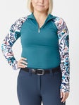 Kastel UPF 1/4 Zip Raglan Long Sleeve Shirt