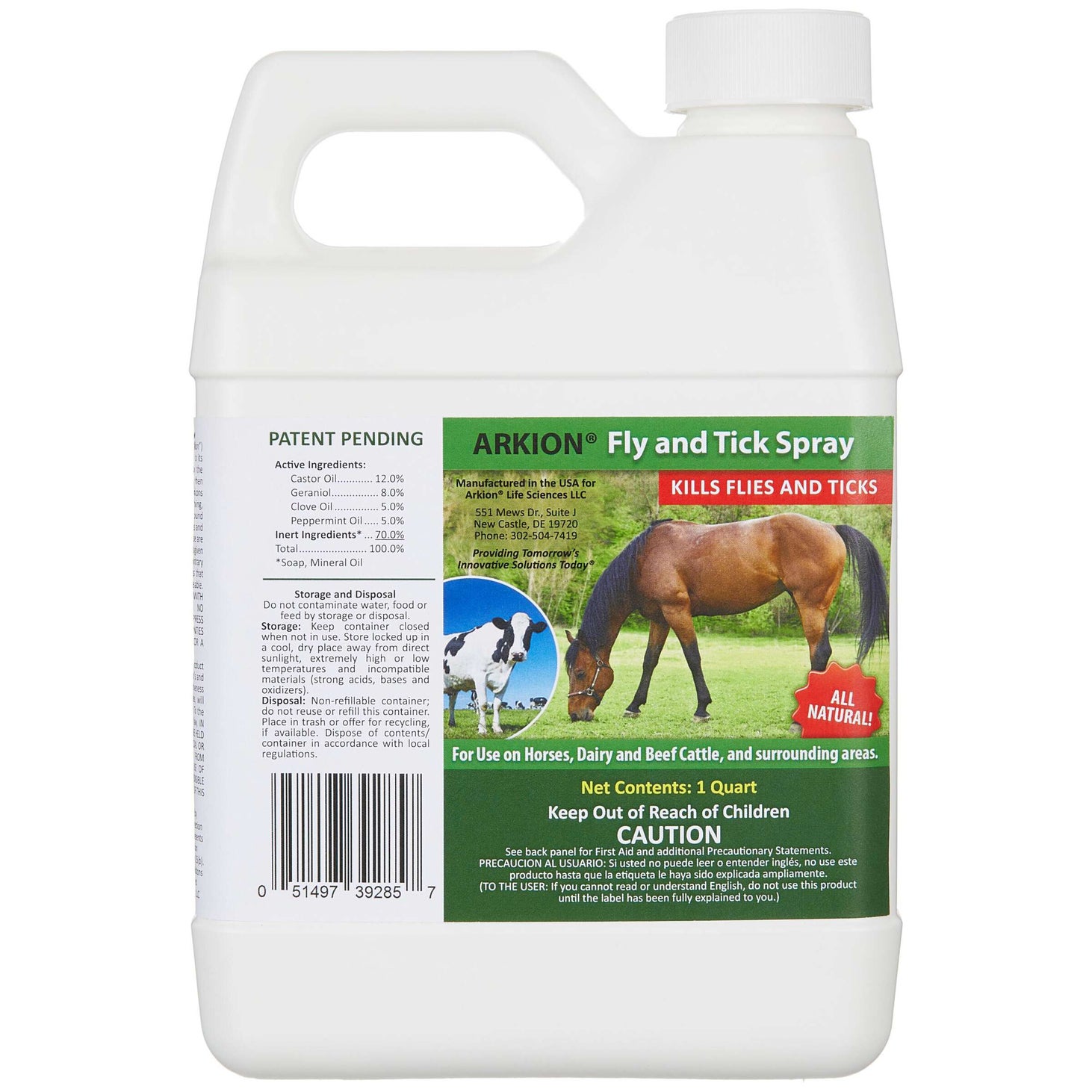 Arkion All Natural Fly Spray ConcentrateMakes 10 QTS Riding Warehouse