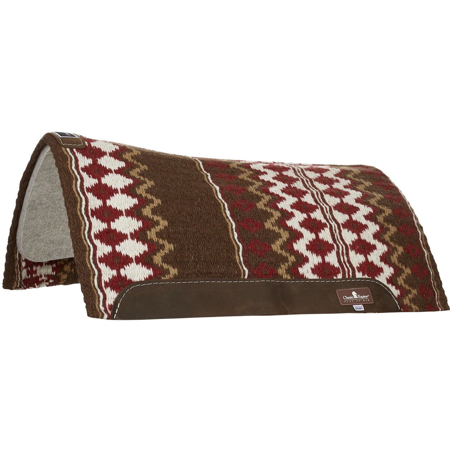Classic Equine Wool Top Saddle Pad Riding Warehouse