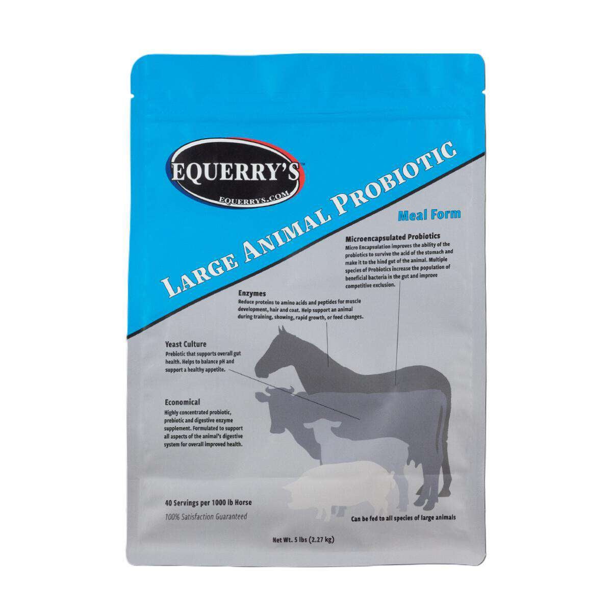 Equerry's Large Animal Probiotic Horse Supplement 5 lbs Riding Warehouse