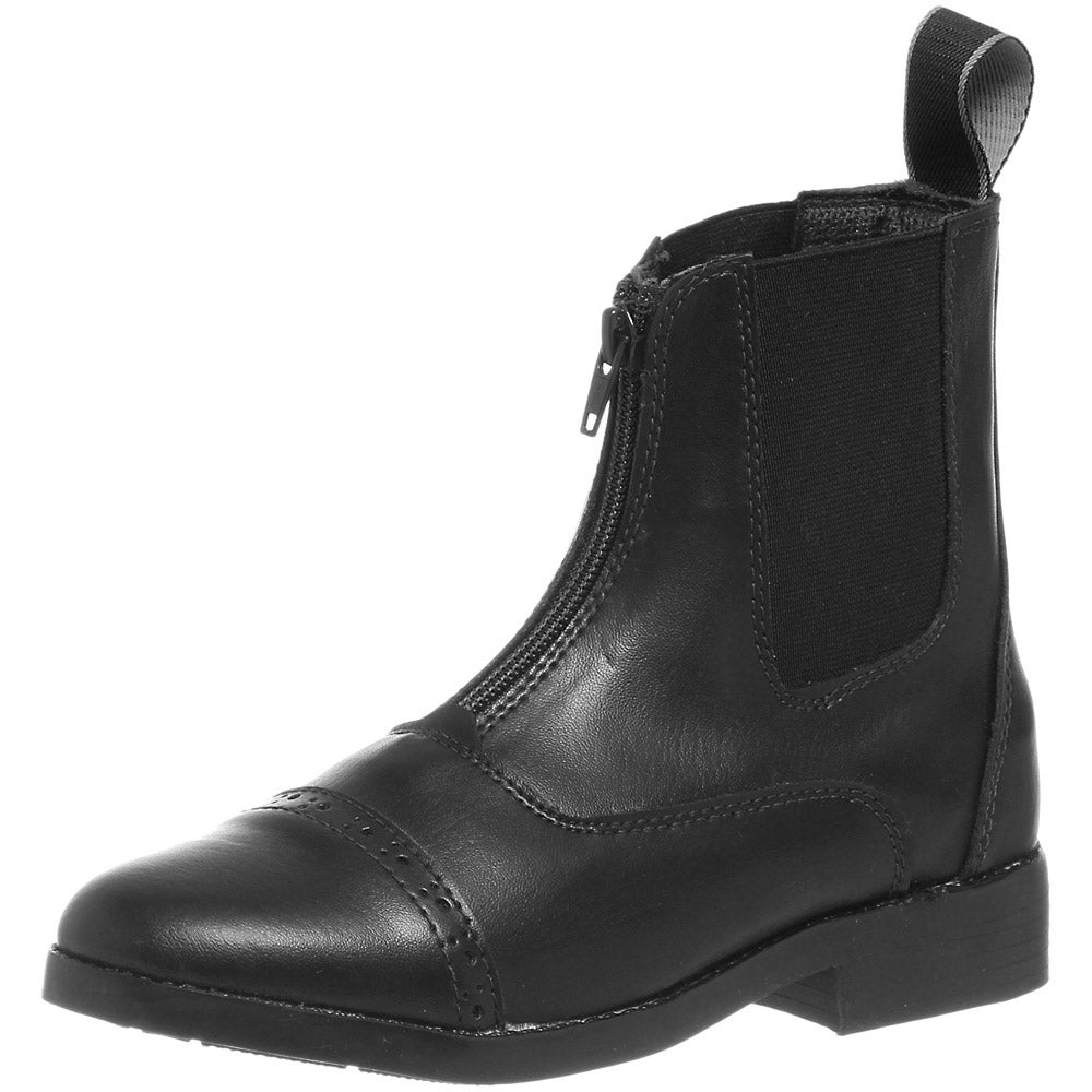 Equistar All Weather Zip Paddock Womens Boots Black Riding Warehouse 
