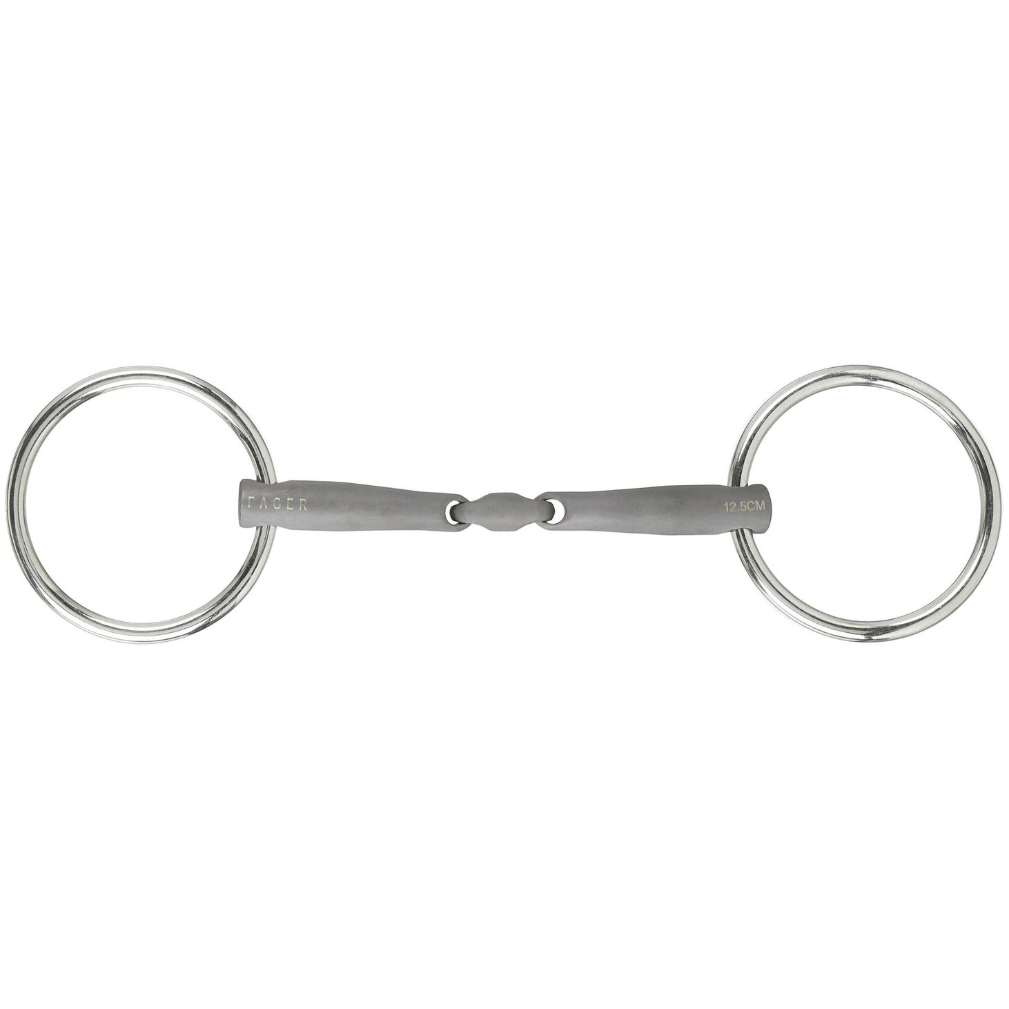 Fager Emil Titanium Loose Ring Double Jointed Bit | Riding Warehouse