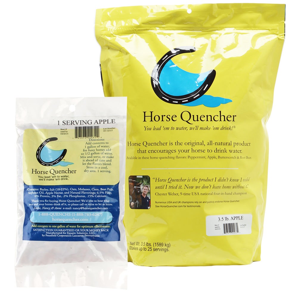 Horse Quencher Hydration Supplement Single Apple Riding Warehouse