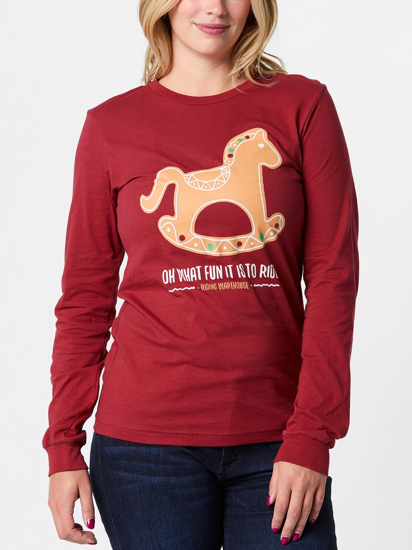 Riding Warehouse Holiday Cookie Long Sleeve Shirt Riding Warehouse