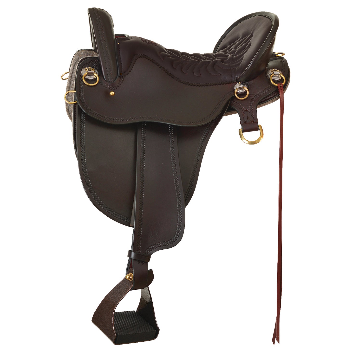 Tucker Classic River Plantation Endurance Saddle Brass Riding Warehouse