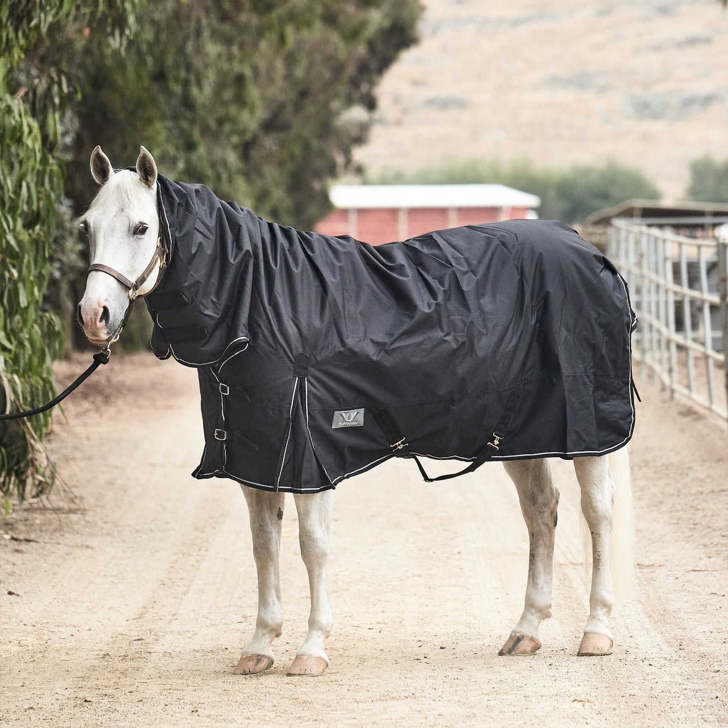TuffRider 600D Comfy Combo Neck Turnout Blanket 200G Riding Warehouse