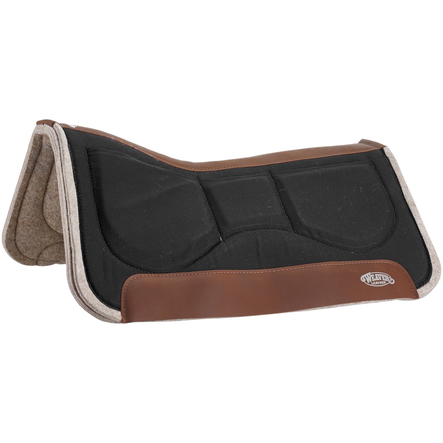 Weaver Wool Blend Felt Contoured Shim Saddle Pad Riding Warehouse