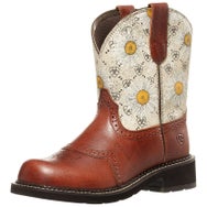 Ariat Womens Fatbaby Heritage Farrah Daisy Cowboy Boots