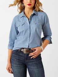 Ariat Women's Merchant Western Long Sleeve Shirt