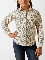 Ariat Girls Rodeo Time Long Sleeve Shirt