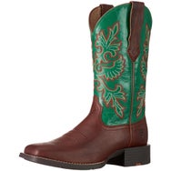 Ariat Women's Round Up Wide Square Toe Cowboy Boots