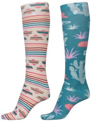 Ariat Southwest Oasis Kneehigh Tall Socks- 2 Pack