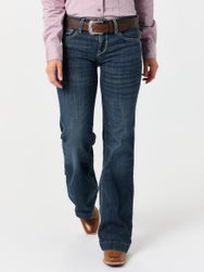 Ariat Women's Perfect Rise Aisha Trouser Wide Leg Jeans