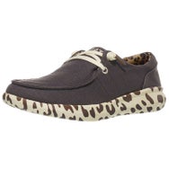 Ariat Women's Hilo Charcoal Leopard Print Shoes