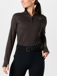 Ariat Women's Lowell 3.0 1/4 Zip Baselayer Shirt- Solid