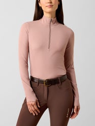 Ariat Womens SolVeil 1/2 Zip Long Sleeve Baselayer Top 
