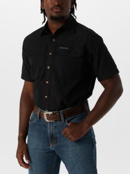 Cinch Men's ArenaFlex Solid Black Short Sleeve Shirt