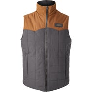 Cinch Men's Canvas Quilted Vest w/Blanket Stripe Lining