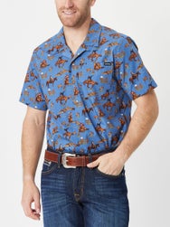 Cinch Men's Camp Yee-Haw Short Sleeve Button Down Shirt