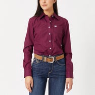 Cinch Women's Long Sleeve Western Shirt Solid Colors