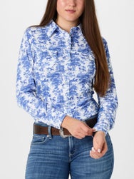 Dapplebay Equestrian Toile Button Down Western Shirt
