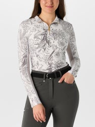 Dancing Equestrian 1/4 Zip Long Sleeve Sunshirt - Print