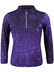Dapplebay Kids Constellation 1/4 Zip Long Sleeve Top