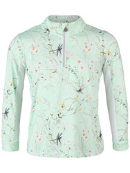 Dapplebay Kids Dragonfly Meadow 1/4 Zip Long Sleeve Top