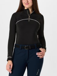 Dapplebay Women's Lady 1/4 Zip Long Sleeve Riding Top 