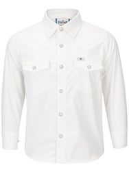 Ferrell Kid's UPF50+ Breathable Long Sleeve Snap Shirt