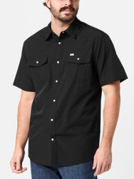 Ferrell Men's UPF50+ Breathable Short Sleeve Snap Shirt