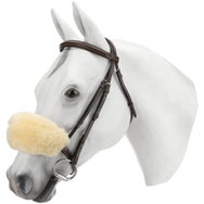 JMS Sheepskin Curved Shadow Roll Noseband Cover