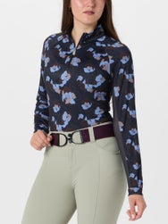 Kastel Denmark Long Sleeve Black Floral Sun Shirt