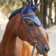 Kavalkade Rhinestone Ear Bonnet Fly Net/Veil