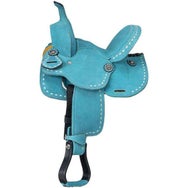 King Series by Tough 1 Stratford Suede Barrel Saddle