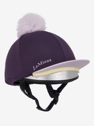 LeMieux Classique Pom Helmet Hat Silk