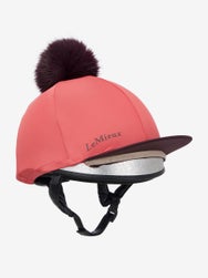 LeMieux Classique Pom Helmet Hat Silk