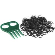 Equi-Essentials Mane Braiding Rubber Bands & Comb Set