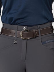 Royal Highness Ladies Fancy Stitch Leather Belt