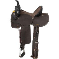 Silver Royal by Tough 1 Booker Roughout Barrel Saddle