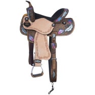 Silver Royal by Tough 1 Delilah Barrel Saddle