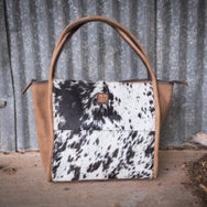 STS Ranchwear Cowhide Betty Tote Bag
