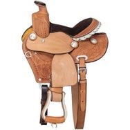 Silver Royal by Tough 1 Mini Mae Barrel Saddle