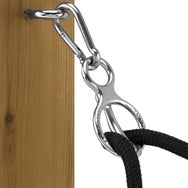 The Blocker Horse Tie Ring II - Chrome Plated